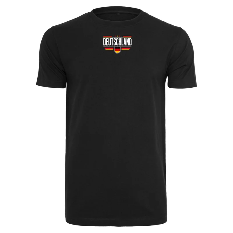 Deutschland T-Shirt Unisex – Fußball Fan-Shirt mit Front- und Backprint