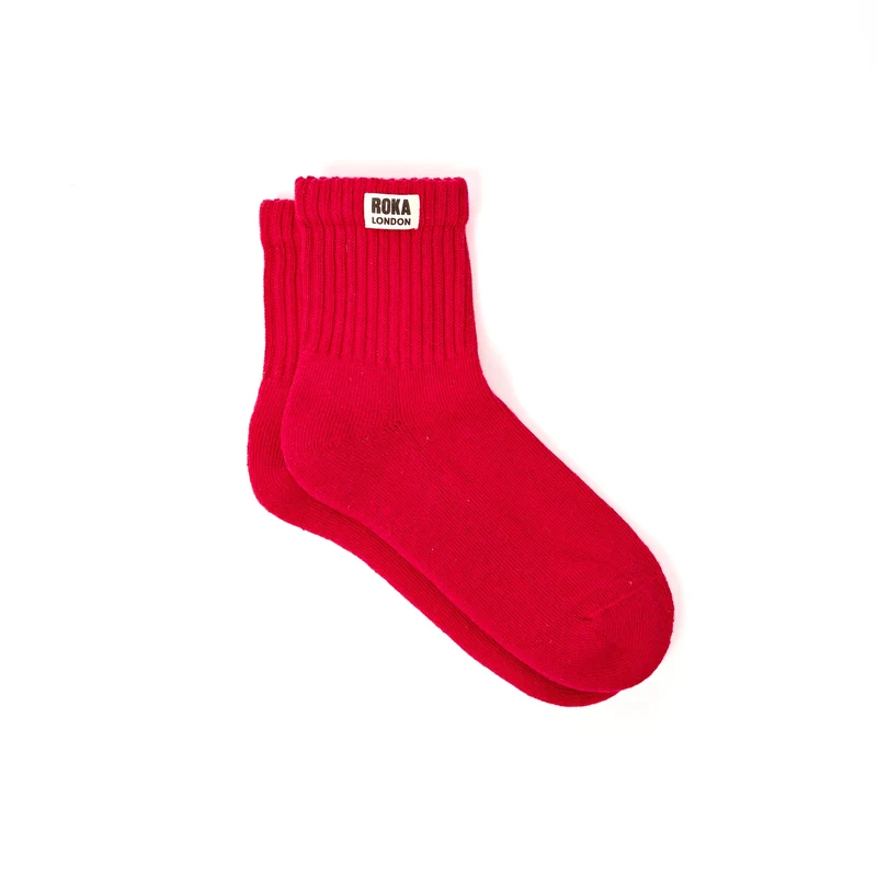 ROKA Windsor Bio-Baumwollsocken | Scharlachrot