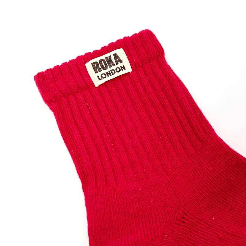 ROKA Windsor Bio-Baumwollsocken | Scharlachrot