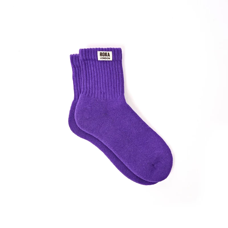 ROKA Windsor Bio-Baumwollsocken | Lila