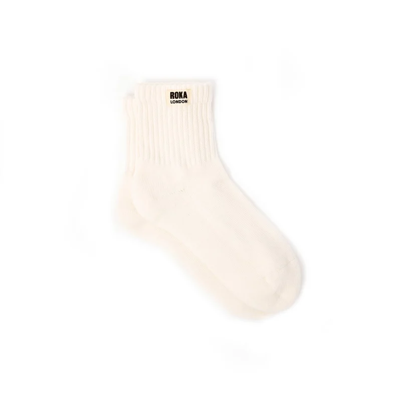 ROKA Windsor Bio-Baumwollsocken | Marshmallow