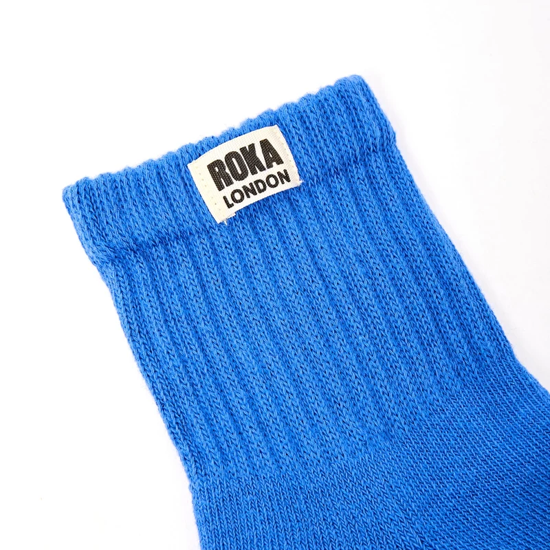ROKA Windsor Bio-Baumwollsocken | Malibu Blau