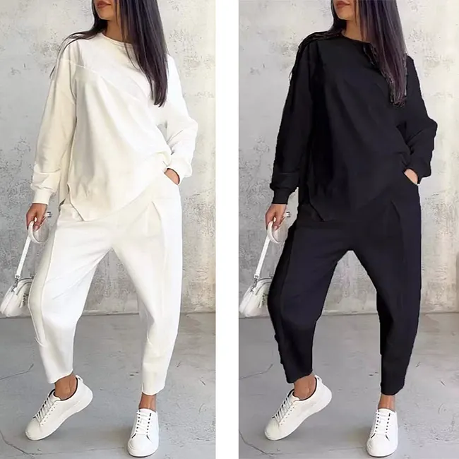Tashia – Lässiges Set aus Langarm Pullover Und Jogginghose