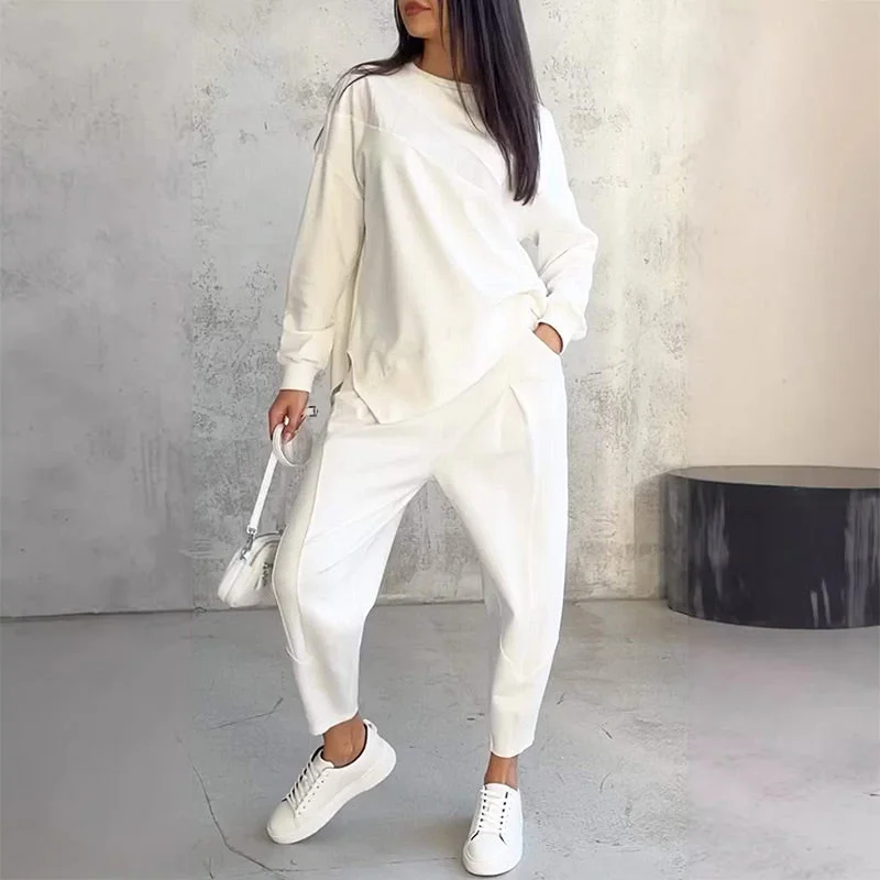 Tashia – Lässiges Set aus Langarm Pullover Und Jogginghose