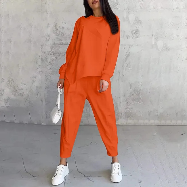 Tashia – Lässiges Set aus Langarm Pullover Und Jogginghose