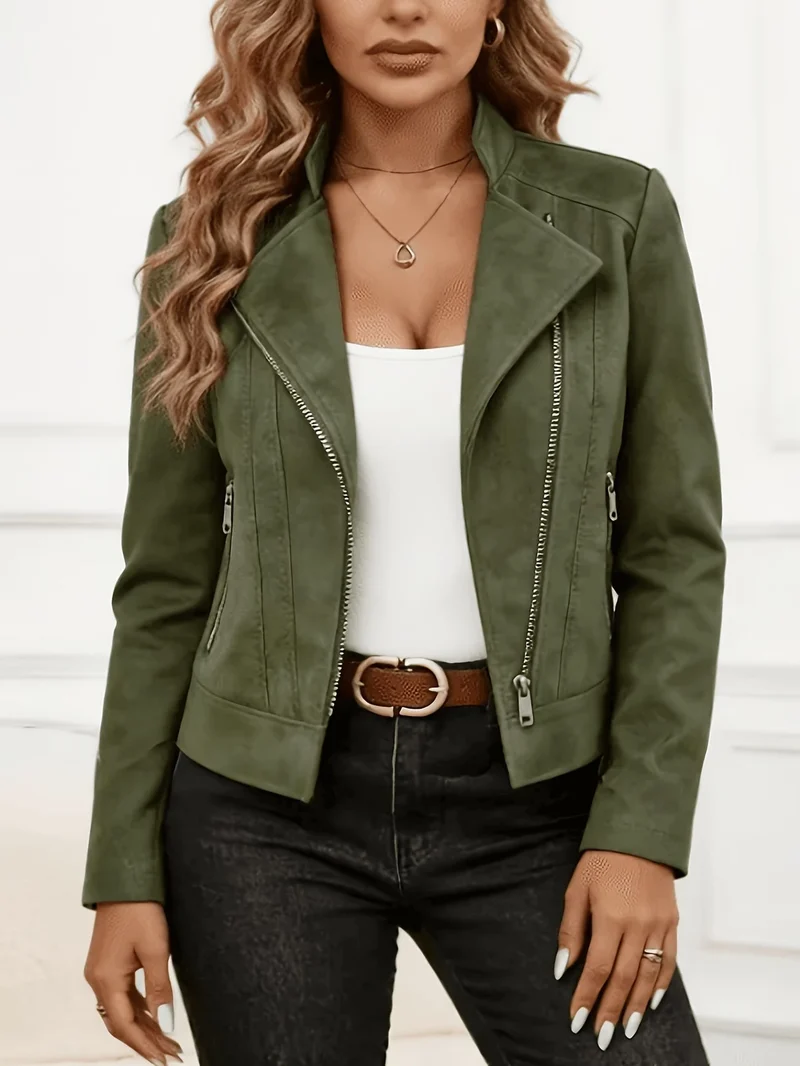 Amina – Langarmjacke mit Reißverschluss