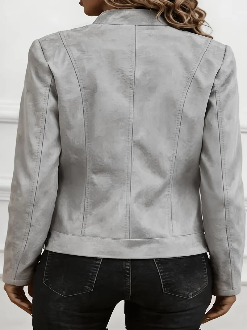 Amina – Langarmjacke mit Reißverschluss