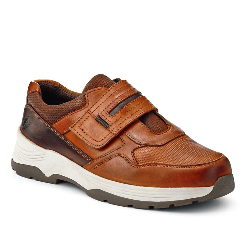 Extra-Wide Stretch Touch-Fasten Shoes - GUY / 326 966
