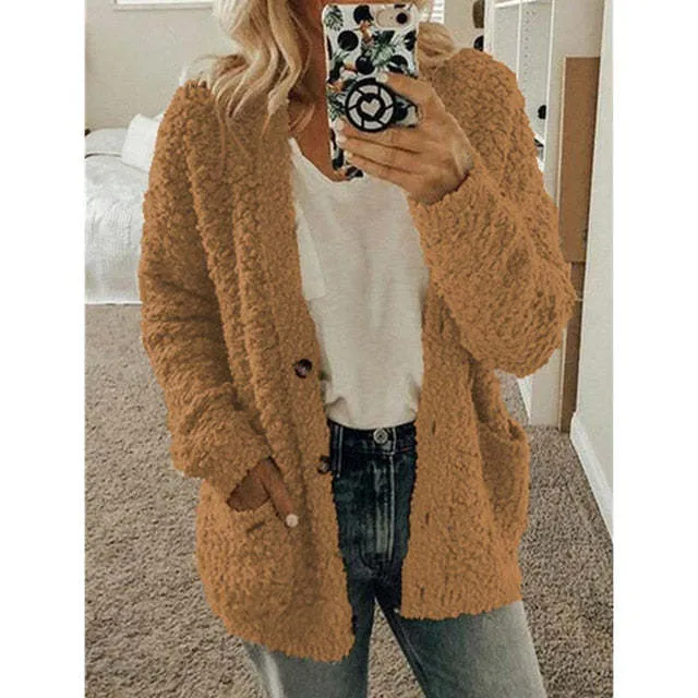 Dalavia – Langärmelige Strickjacke Mit Taschen