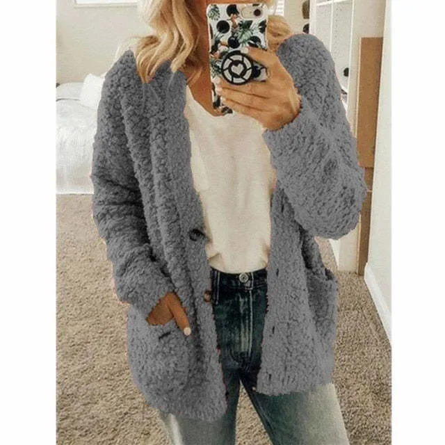 Dalavia – Langärmelige Strickjacke Mit Taschen