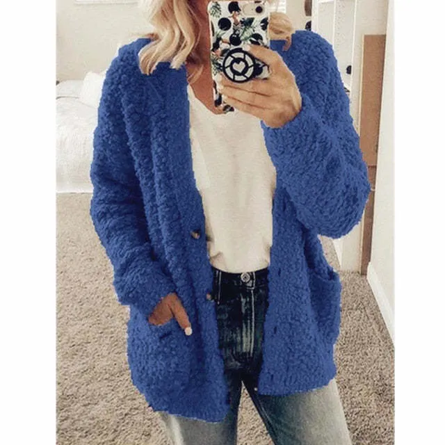 Dalavia – Langärmelige Strickjacke Mit Taschen
