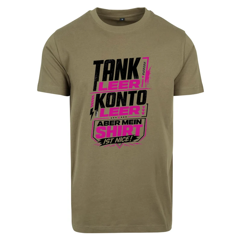 Tank Leer Konto Leer T-Shirt – Weißes Statement Shirt mit Frontprint