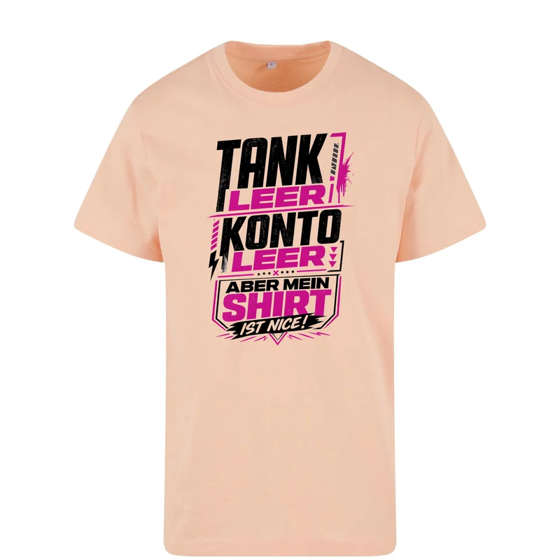 Tank Leer Konto Leer T-Shirt – Weißes Statement Shirt mit Frontprint