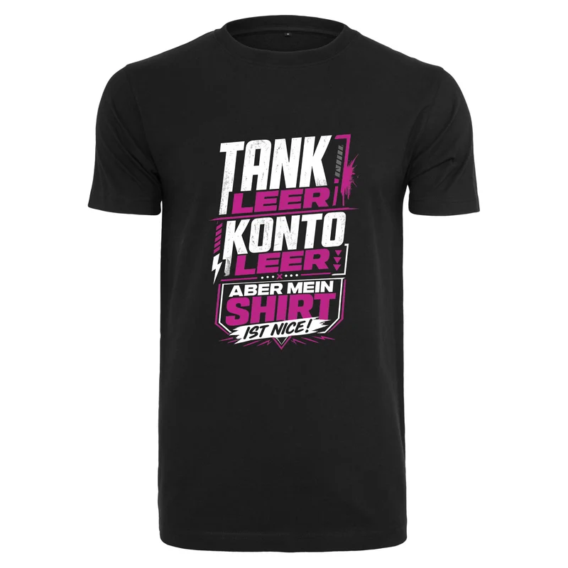 Tank Leer Konto Leer T-Shirt – Weißes Statement Shirt mit Frontprint