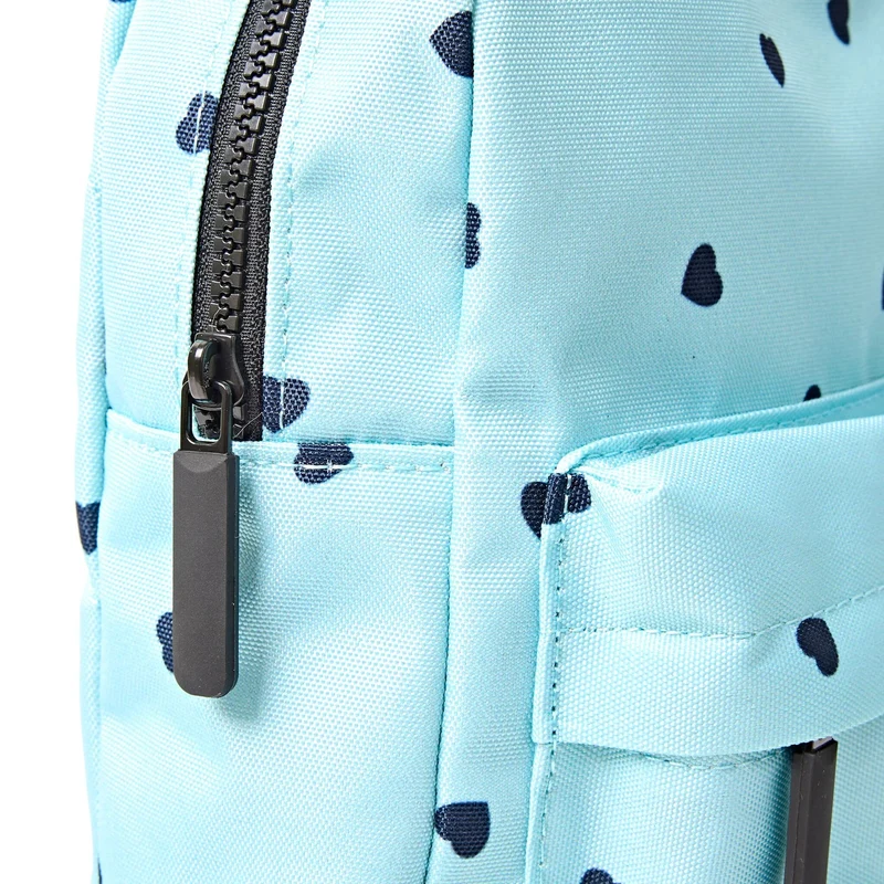 ROKA Willesden Große Tasche aus recyceltem Canvas mit Herzmuster