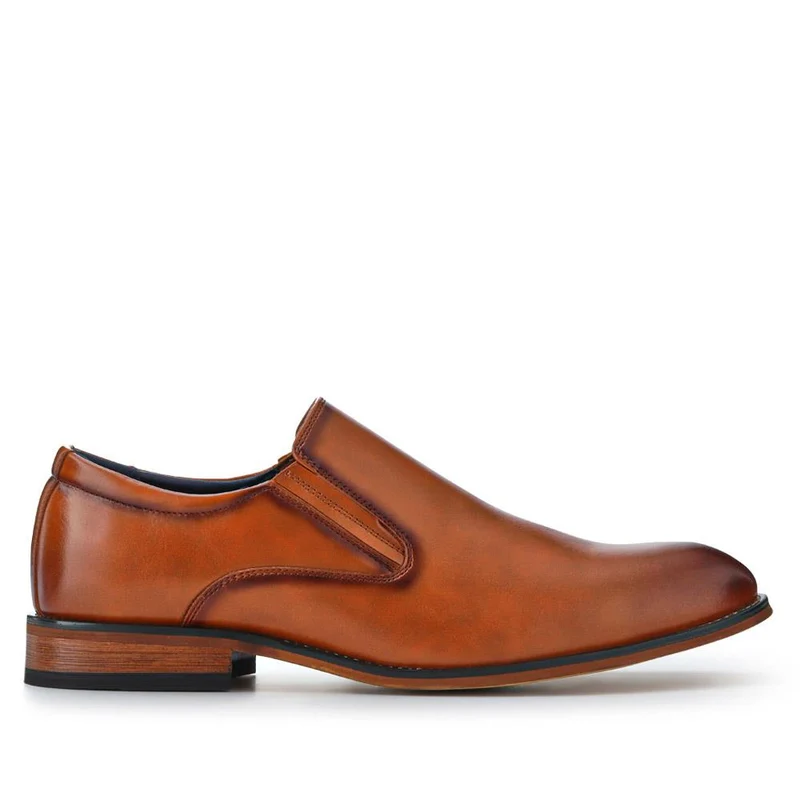 Wide Fit Smart Slip On Shoes - XINGH41008 / 327 503 - Tan