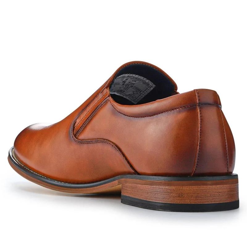 Wide Fit Smart Slip On Shoes - XINGH41008 / 327 503 - Tan
