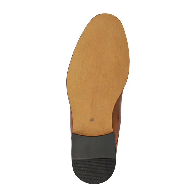 Wide Fit Smart Slip On Shoes - XINGH41008 / 327 503 - Tan