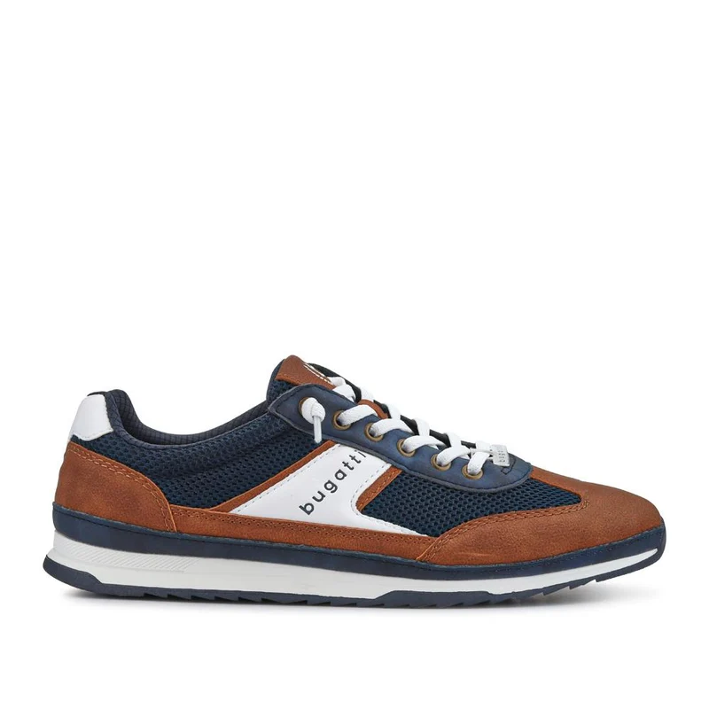 Comfort-Fitting Laced Trainers - BUG41516 / 327 369 - Navy