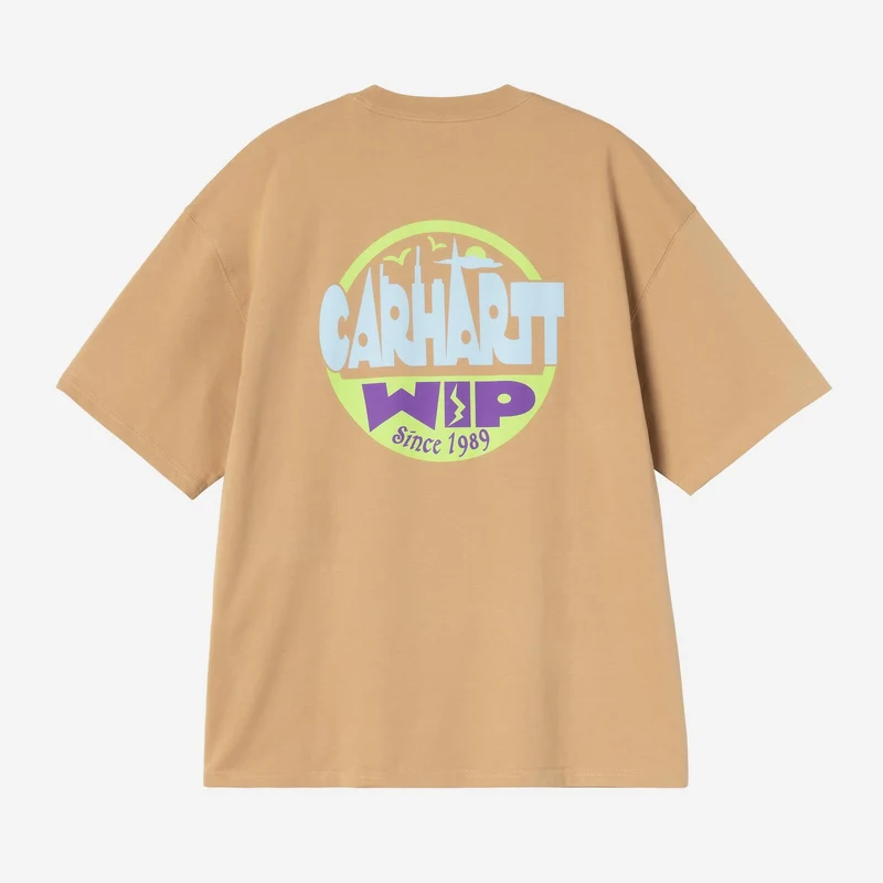 Carhartt WIP Herren LuggT-Shirt mit Alterslabel | Dusty Hamilton Brown