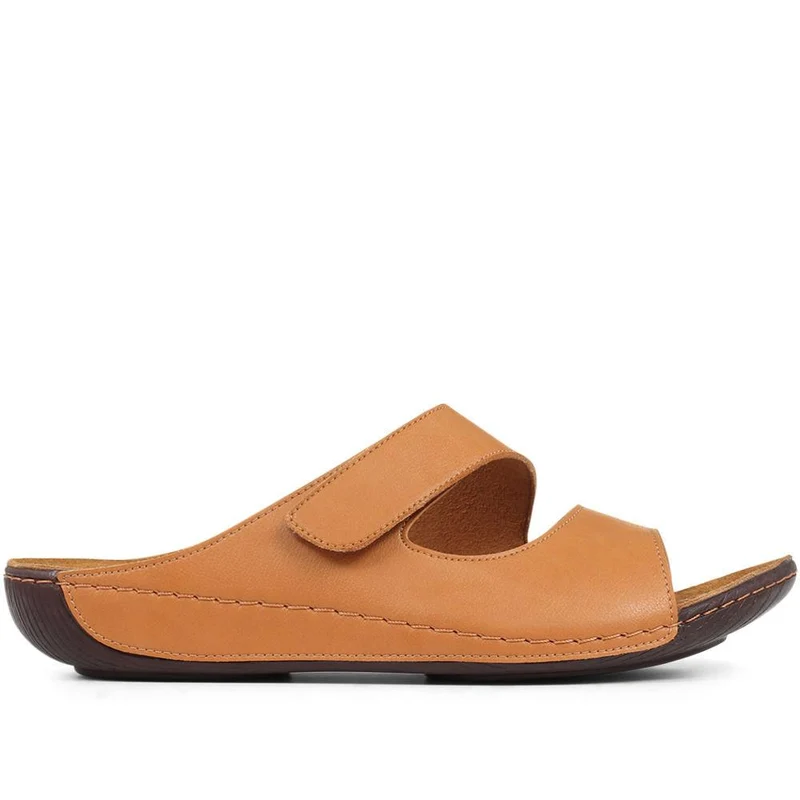 Adjustable Mules - MUYA31011 / 317 801 - Tan