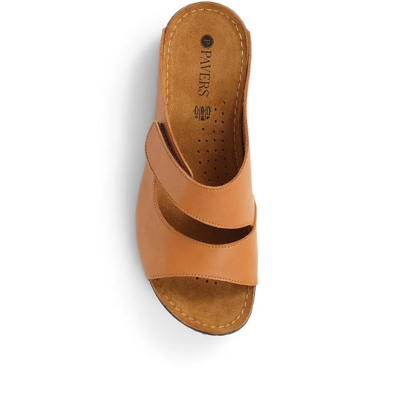 Adjustable Mules - MUYA31011 / 317 801 - Tan