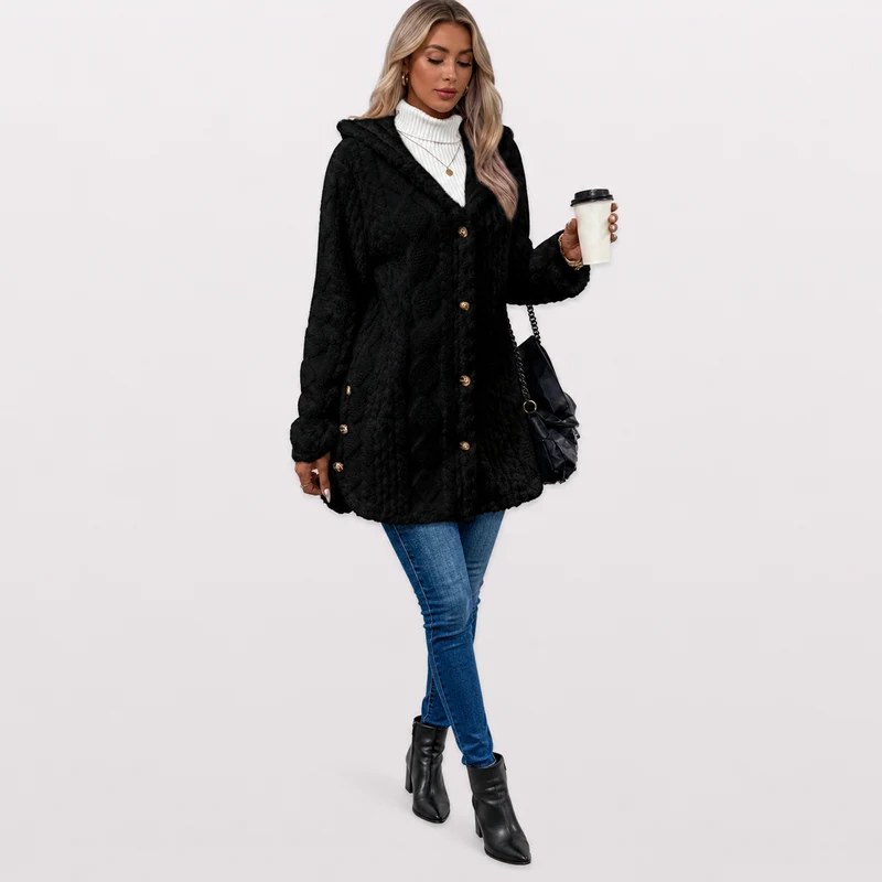 Malory - Warme Jacke Mit Kapuze