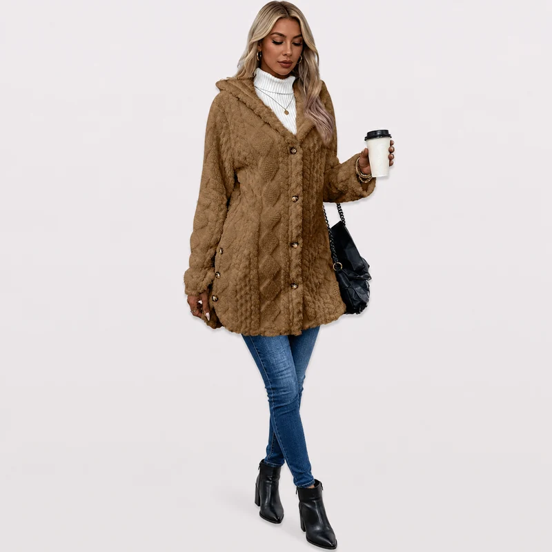 Malory - Warme Jacke Mit Kapuze