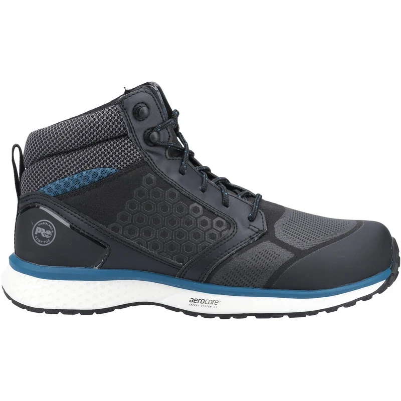 Timberland Pro Herren Reaxion Mid 2.0 Sicherheitsschuh | Schwarz Blau