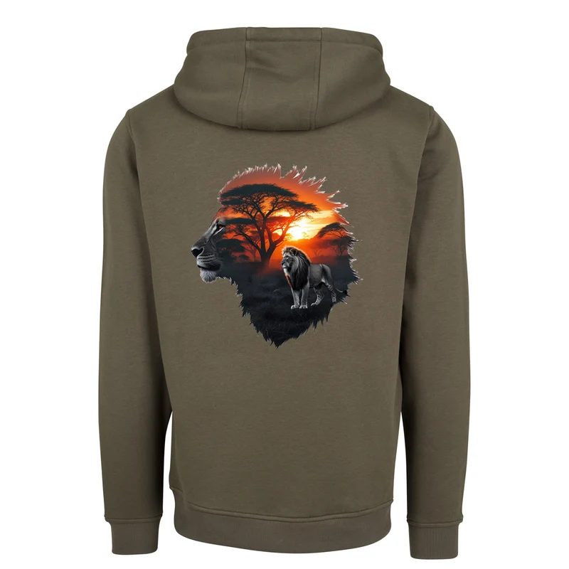 ZIP Hoodie - Löwe - Nicht aufgeben