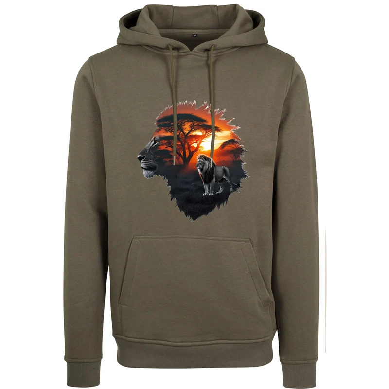 Hoodie - Löwe - Nicht aufgeben