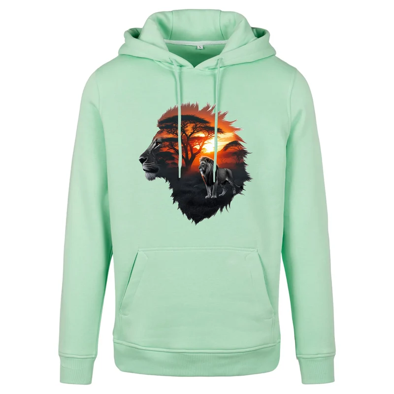Hoodie - Löwe - Nicht aufgeben