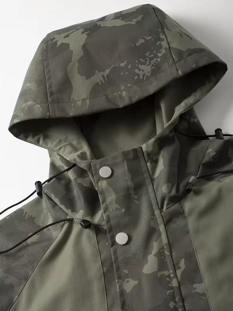 Brekks – Windjacke MIT Kapuze Im Camouflage Gestaltung