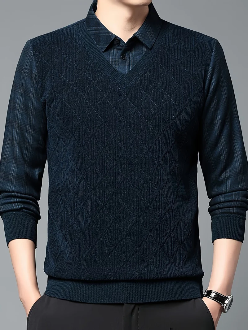 Alan – Langärmeliger Strickpullover