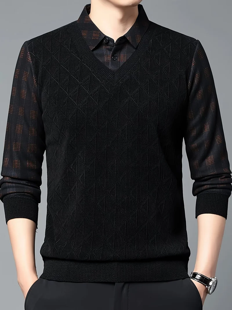 Alan – Langärmeliger Strickpullover