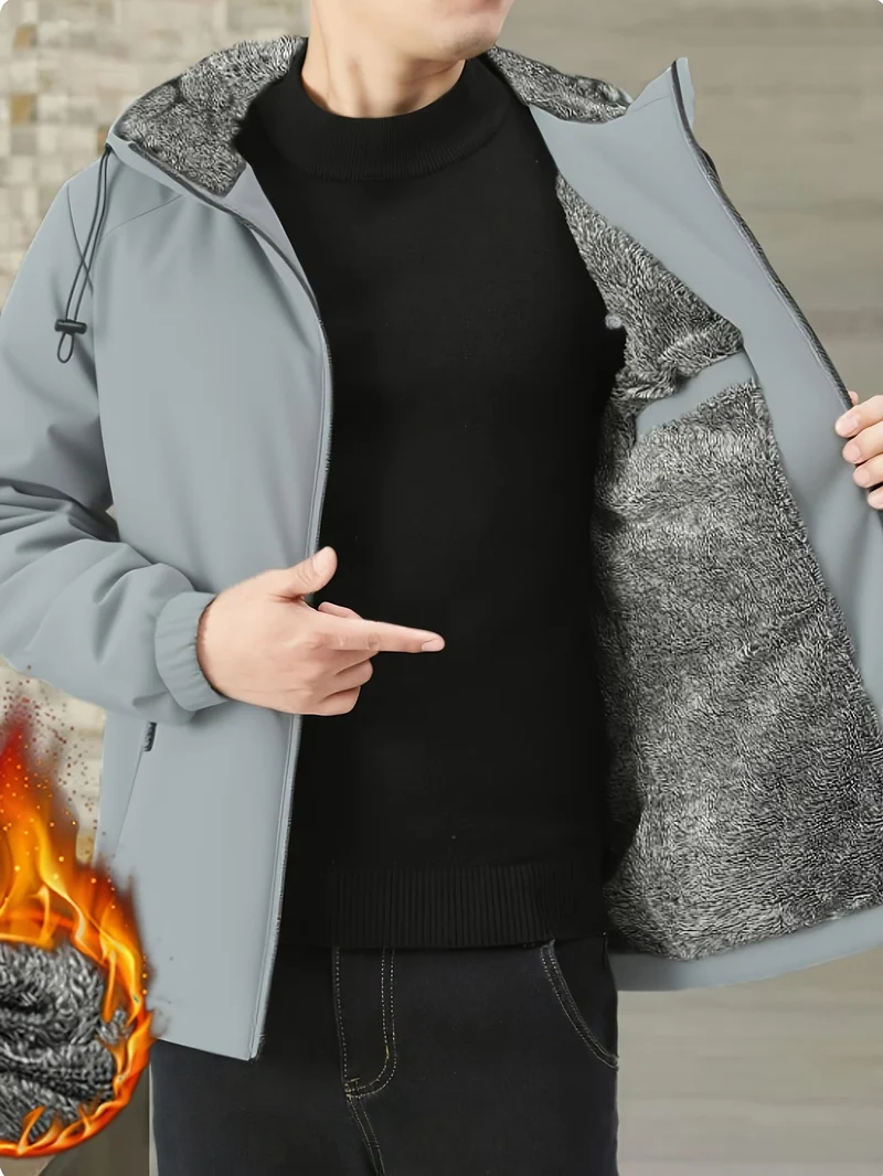 Oumar – Langarmjacke MIT Reißverschluss