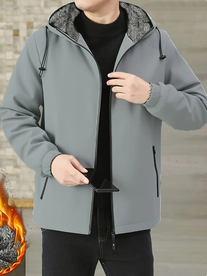 Oumar – Langarmjacke MIT Reißverschluss
