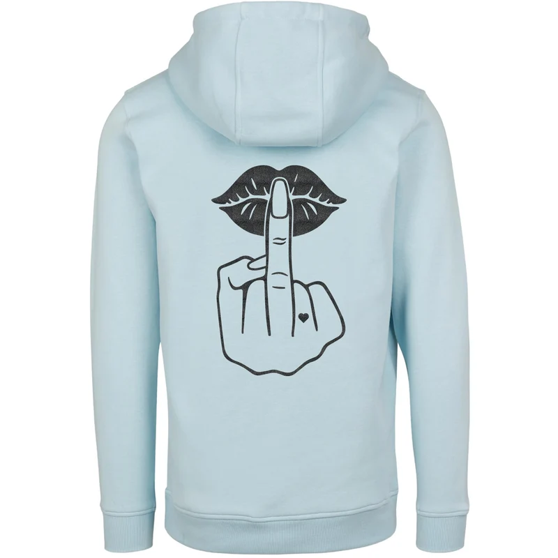 Hoodie - Lippen Lips Mittelfinger