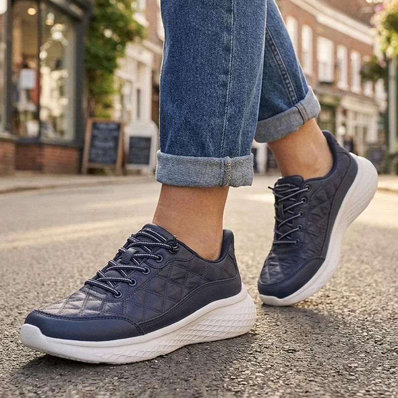 Pavers Active Hands Free Slip On Trainers - BRK44008 / 329 760 - Navy