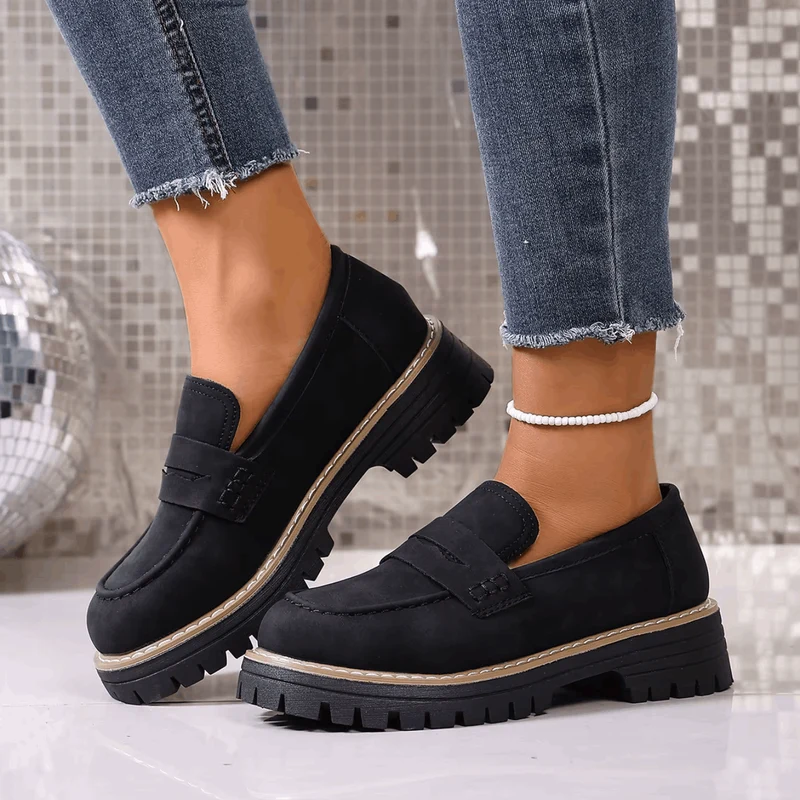 Jasha – Loafer Mit Runder Spitze Und Rutschfester Sohle