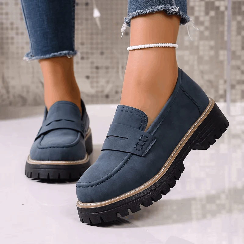 Jasha – Loafer Mit Runder Spitze Und Rutschfester Sohle