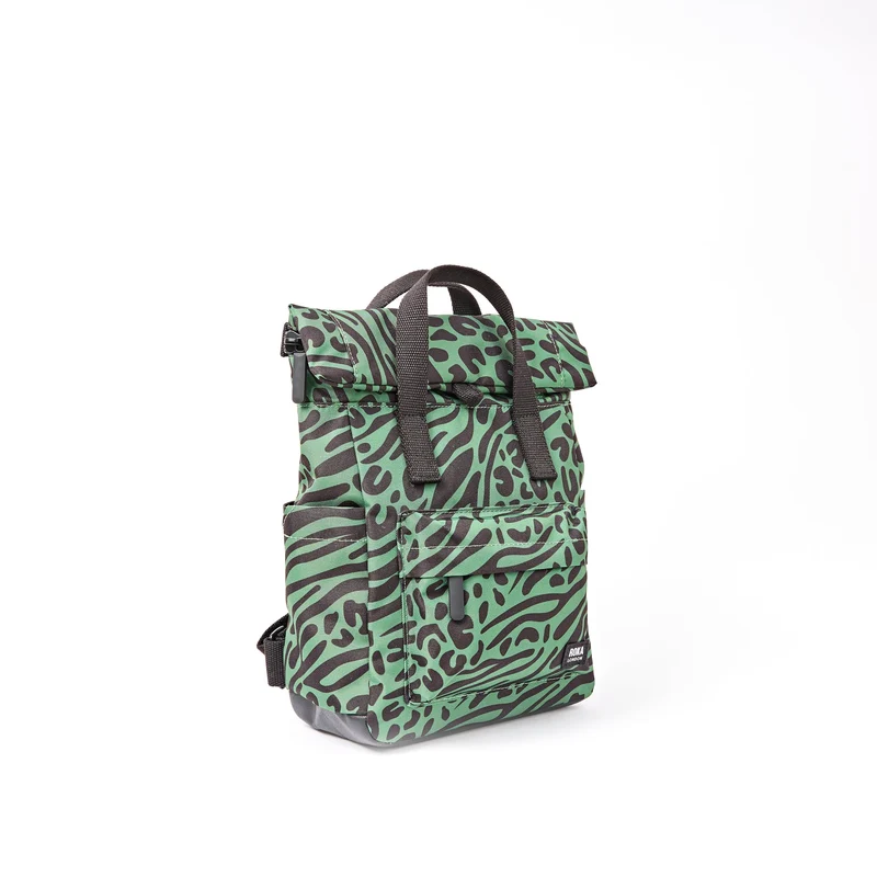 ROKA Canfield B Gemischte Tiere Artischocke Kleine recycelte Canvas-Tasche