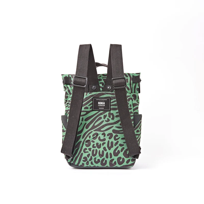 ROKA Canfield B Gemischte Tiere Artischocke Kleine recycelte Canvas-Tasche