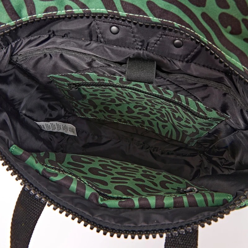 ROKA Canfield B Gemischte Tiere Artischocke Kleine recycelte Canvas-Tasche