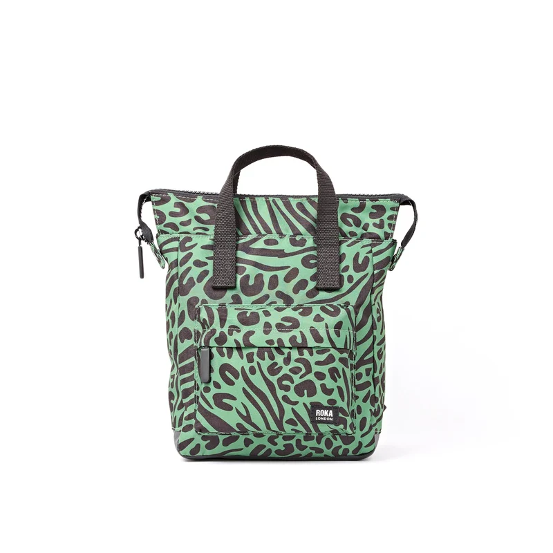 ROKA Bantry B Gemischte Tiere Artischocke Kleine recycelte Canvas-Tasche
