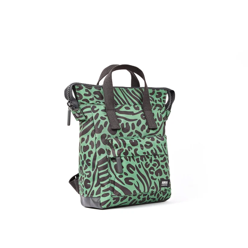 ROKA Bantry B Gemischte Tiere Artischocke Kleine recycelte Canvas-Tasche