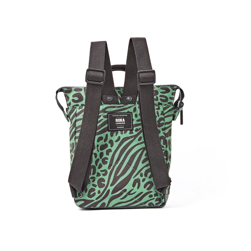 ROKA Bantry B Gemischte Tiere Artischocke Kleine recycelte Canvas-Tasche