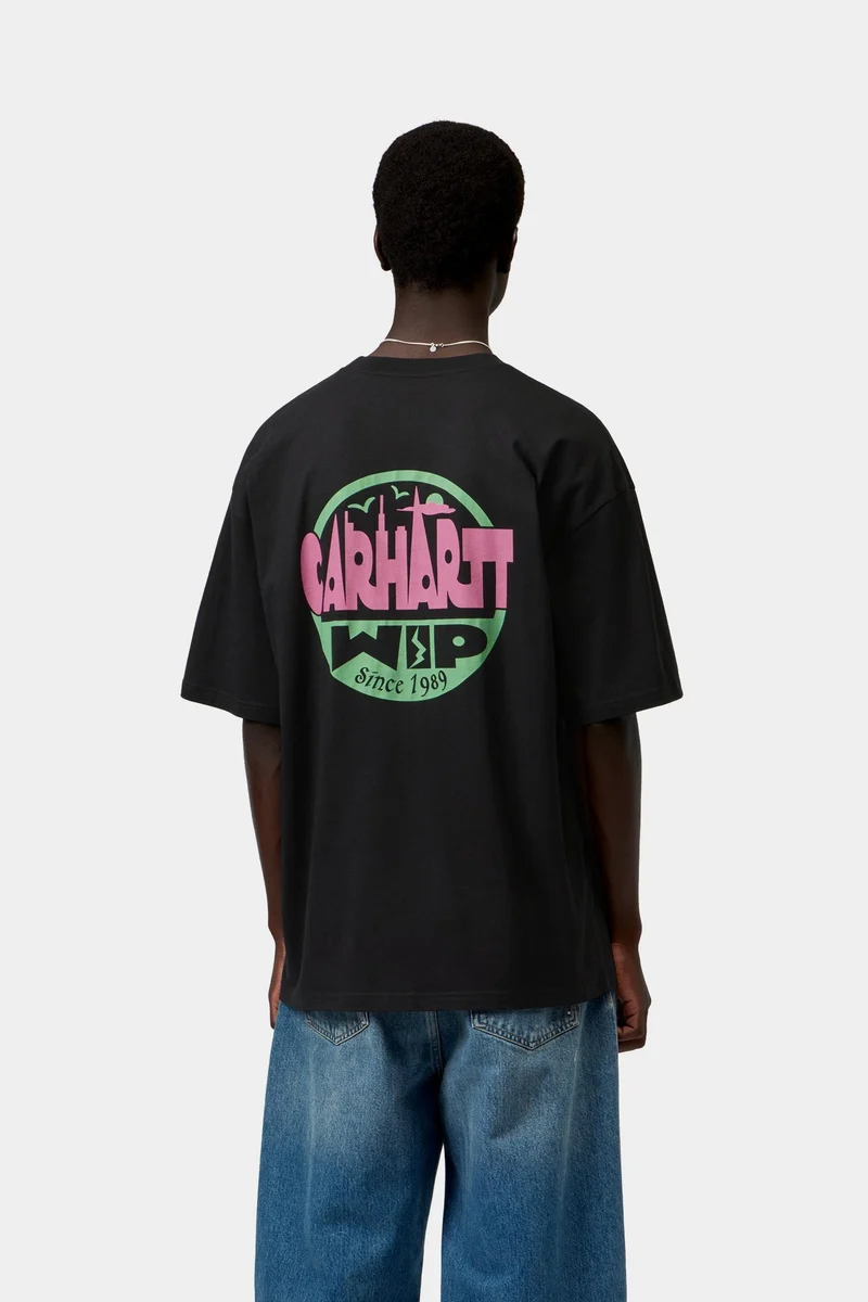 Carhartt WIP Herren LuggT-Shirt mit Alterslabel | Schwarz