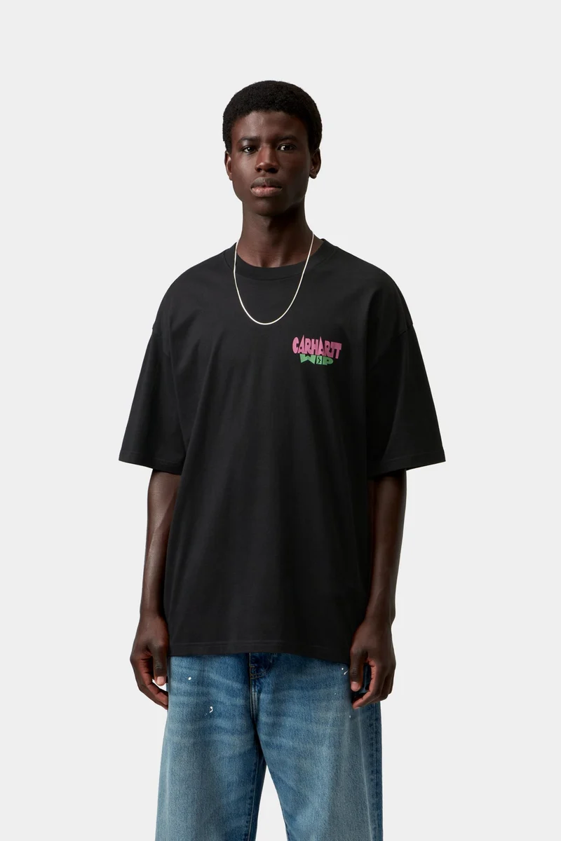 Carhartt WIP Herren LuggT-Shirt mit Alterslabel | Schwarz