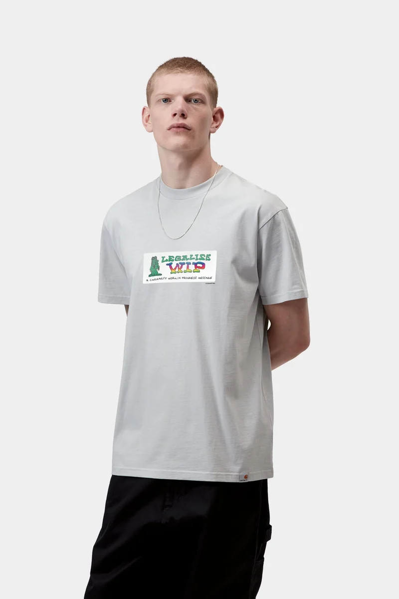 Carhartt WIP Herren-T-Shirt mit Autoaufklebern | Pontiki
